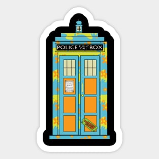 Mystery Machine Tardis - Scooby Who Sticker